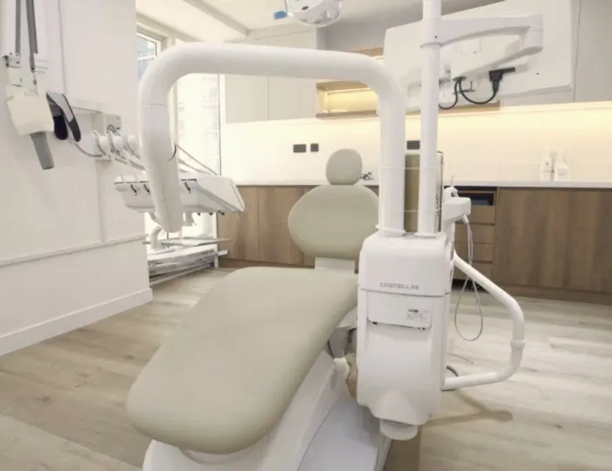 Inside the Hey Dental clinic lounge in Jumeirah Lakes Towers